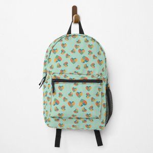 Backpack - Green and Yellow with black background